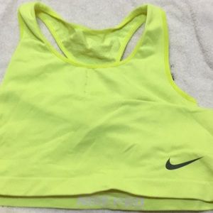 Yellow Nike tank top